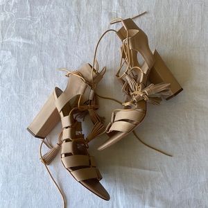 Loeffler Randall nude heels, Luz, sz 8.5